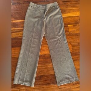 Rafaella Women's Pants Size 8 Beige Metallic Tweed Wide Leg‎ Career